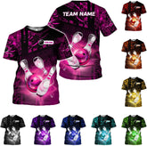 Rivelus Custom 3D Bowling Shirts Personalized for Men and Women - Unique Team Shirt & Gifts for Bowling Lovers