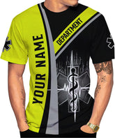 Custom EMS EMT Shirts Men Women, Personalized Paramedic Uniform Emergency Medical Technician Apparel, EMS Week Gifts