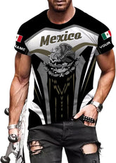 Rivelus Personalized Name Mexican Shirts for Men, Customized Mexico Shirts for Men, Mexico Shirts for Women Mexico Shirt