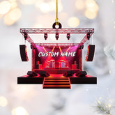 Personalized Stage Ornament 2024 Concert Live Music Show Christmas Ornament Music Festival Christmas Ornament Singing Ornament Concert Christmas Ornament Musician Ornament (Acrylic, Style 7)