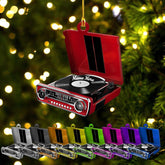 RoyalBro Personalized Vinyl Records Ornament, Custom Vinyl Record Machine Ornament, Vinyl Album Christmas Ornament, Custom Vinyl Record Gift Ornament Tree Hanging, Gift for Music Lover (VR 8)