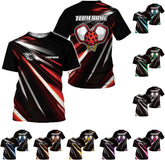 Personalized 3D Pickleball Shirts for Men, Pickle Ball Jersey Shirt Short Sleeve, Pickleball Shirt Gifts for Grandpa