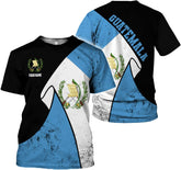 Personalized Name Guatemala Shirt Guatemala Camisas Guatemalan Pride T-Shirt Guatemala 3D Shirts Gift for Men Women