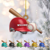 Podagree Baseball Gloves Ornaments, Personalized Baseball Christmas 2023 Ornament, Baseball Xmas Gift, Baseball Team Hanging Ornament, Baseball Lovers Gift, Gift for Him (BSB2)