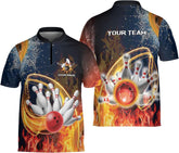 Mostprints Personalized Bowling Jersey 3D, Bowling Shirts for Team, Bowling Shirt Unisex for Men Women, Bowling Shirts for Men