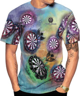 Personalized Name Dart Shirts 3D, Custom Mens Dart Shirts, Dart Shirts for Teams, Funny Dart T-Shirts for Men and Women