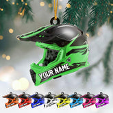 Personalized Dirt Bike Christmas Ornaments 2024 Custom Motocross Ornament Dirtbike Christmas Ornament Motorcycle Christmas Tree Ornaments Gift for Racing Lover Rider Gifts Hanging Decor Xmas (D6)