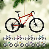 Personalized Mountain Bike Ornament 2024, Bike Ornaments for Christmas Tree, Bicycle Ornament Mountain Biking Riding Ornaments Dirt Bike Ornament, Gift for Biker Cyclist Gifts Xmas Racing Decor (Bk13)