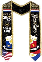 Customize Filipino Graduation Sash, Philippines Graduation Stole, Philippine Graduation Sash 2025