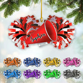 Pretyprints Personalized Cheerleader Ornaments Cheerleader Cheerleading Lovers Ornaments Cheerleading Ornament Gift for Cheerleader Christmas 2024 Cheer Cheerleader Ornaments Xmas (Style 6)