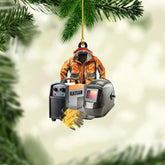 Artparel Personalized Welder Ornaments Custom Name Welder Christmas Ornament Custom Welder Gifts Welder Ornaments for Christmas Tree Welder Christmas Ornament (WD33)