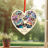 Personalized 2024 Kids Christmas Tree Ornament, Family Christmas Ornament, Family with Kids Name Christmas Ornament 2024 Xmas Tree Decorations, Custom Family Christmas Tree Ornament 2024 (KT 7)