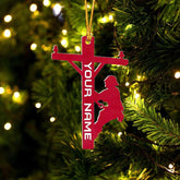 HomeDesign Personalized Lineman Ornament Custom Lineman Ornaments Line Man Christmas Ornaments Gifts for Lineman Ornament Lineman Christmas Hanging Ornament Lineman Gift Xmas Tree (Lm14)