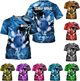 Intenprints Personalized Bowling Shirt Custom Bowling Shirts Bowling Gift Bowling Shirts for Women & Men Bowling Shirt Team