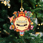 Intenprints Personalized Circus Ornament, Carnival Circus Gift for Boys Girls Welcome to The Carnival, Clown Performers Carnival Party Decoration (Acrylic, Style 12)