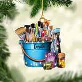 AOVL Personalized Painting Ornament, Artist Christmas Ornament, Drawing Ornament Gift, Painter Christmas Ornament, Painting Artist Ornament, Painting Tool Ornament Painter (Painting 18)