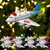 Podagree Personalized Airplane Ornaments for Christmas Tree - Airplane Christmas Ornament 2023, Pilot Airplane Captain Christmas Tree 2023, Pilot Ornament Xmas Gifts Christmas Pilot Flight (AP5)