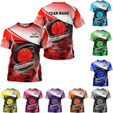 Mostefy Personalized Name Team's Name Pickleball Shirt 3D, Pickleball Shirts, Funny Pickleball Shirts for Team, Men Women