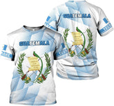 Leprints Personalized Guatemala Shirt Guatemala Camisas Guatemala Flag Shirts, Guatemalan Pride T-Shirt, Guatemala Tshirt