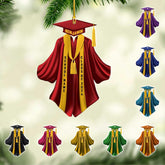 AOVL Graduation Ornament, Graduation Ornaments Class of 2023, Graduation Cap and Scroll Xmas Gift, Graduation Christmas Xmas Tree Ornaments, Gifts for Graduate, School Ornaments (Gra1)