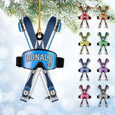 MoonArt Personalized Skiing Ornament Ski Ornament Love Skiing Christmas Ornament Snowboarding Skiing Ornament Lovers Gift Skiing Tree Decor Skiing Ornament Snowboarding Ornament Gift (1, SKI3)