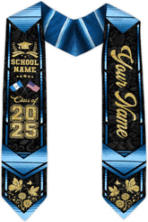 Pretyprints Custom Guatemalan Graduation Sash Custom Guatemalan American Flag Graduation Sash 2025 Guatemala Graduation Stole