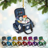 Personalized EMS EMT Paramedic Christmas Ornament 2024, Custom EMS, EMT Uniforms Ornament, Paramedic Ornament for Doctor, Gifts for Doctor Surgery Medical Ornaments (Acrylic, Style 1)