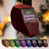 mostprints Personalized Welder Ornament, Custom Welder Ornaments Welding Ornaments Flat Two Sided Hanging Plastic Ornaments Welder Gift Christmas Ornament Hanging Decorations Ornament (WD9)