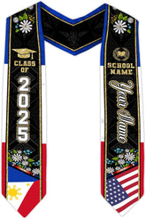 Customize Filipino Graduation Sash, Philippines Graduation Stole, Philippine Graduation Sash 2025