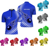 Rivelus Personalized Bowling Jersey 3D, Bowling Shirts for Team, Bowling Shirt Unisex for Men Women, Bowling Polo Shirts