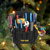 mostprints Personalized Mechanic Tools Ornaments, Custom Mechanic Christmas Ornaments, Mechanic Worker Lover, Gift Ornament Christmas Tree Hanging Pine Decorations, Mechanic Gift (M2)