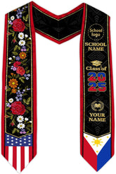 Customize Filipino Graduation Sash, Philippines Graduation Stole, Philippine Graduation Sash 2025