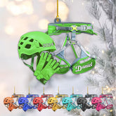 Artparel Personalized Climbing Ornaments Rock Climbing Christmas Ornament Rock Climber Ornaments Climber Lover Mountaineer Ornament Gift for Men Women Gift for Climber (CLB8)