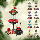 Custom Disc Golf Ornaments 2024 Gift for Disc Golf Lover Disc Golf Ornament for Christmas Xmas Disc Golf Ornament Golfer Gift (DG14)