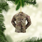 Personalized Military Uniform Boots Hat Ornament 2024, Veteran Ornament, Us Army Ornaments for Christmas Tree, Soldier Backpack Patriotic Christmas Ornaments Decorations, Gift for Veteran Army (AM8)