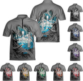 Artparel Personalized Bowling Jersey 3D Custom Bowling Shirts for Team Bowling Shirt Unisex for Men Women Bowling Jerseys 3D