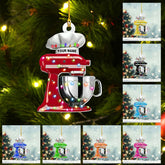 Personalized Baking Mixer Ornament, Baker Ornament for Christmas 2023, Baking Ornaments for Christmas Tree, Chef Christmas Ornament Tree Hanging Ornament Pine Decorations (Baker 1)