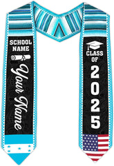 Pretyprints Honduran Graduation Sash, Custom Honduran American Flag Graduation Sash 2025, Honduras Graduation Stole