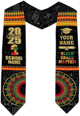 African American Graduation Sash, Graduation Stole Customize, African Graduation Sash, Graduation Stole Class of 2025