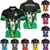 Custom Bowling Polo Shirt Personalized 3D Team Name Bowling Shirts for Men Women Jersey Unisex Bowler Short Sleeve Gift Tee