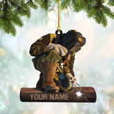 mostprints Personalized Welder Ornament, Custom Welder Ornaments Welding Ornaments Flat Two Sided Hanging Plastic Ornaments Welder Gift Christmas Ornament Hanging Decorations Ornament (WD2)