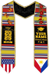 Customize Filipino Graduation Sash, Philippines Graduation Stole, Philippine Graduation Sash 2025