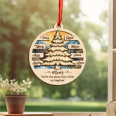 Personalized 2024 Kids Christmas Tree Ornament, Family Christmas Ornament, Family with Kids Name Christmas Ornament 2024 Xmas Tree Decorations, Custom Family Christmas Tree Ornament 2024 (KT 2)