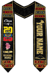 Pretyprints Ecuador Graduation Stole, Ecuadorians American Flag Graduation Sash 2025, Ecuadorians Graduation Sash