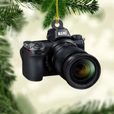 Podagree Personalized Camera Ornament Camera Xmas Ornament Gift 2023 Photography Christmas Ornaments ift for New Photographer Ornament Camera Gifts Camera Lover Gifts (CM2)