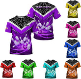 Rivelus Custom 3D Bowling Shirts Personalized for Men and Women - Unique Team Shirt & Gifts for Bowling Lovers