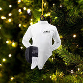 Royal Fight Personalized Fencing Ornament Fencing Christmas Ornament Fencing Gift, Fencing Christmas Tree Decor Fencer Ornament Gift for Christmas 2023 Fencer Fencing Ornament (Fencing 1)