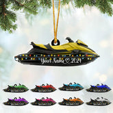 Personalized Jet Ski Ornament 2024 Custom Jet Ski Ornaments for Christmas Tree Watercraft Ornament Skiing Ornament Ski Ornament Jet Ski Gifts Jetski Ornaments Lovers Gift Tree Hanging Xmas Decor (J11)