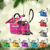 Personalized Housekeeping Ornament, Cleaning Tools Ornaments, Washing Cleaner Ornament Cleaning Lady Christmas Ornament Gifts for Cleaning Service Housekeeping Uniform Gift for Housekeeper (Hk22)