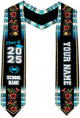 Pretyprints Honduran Graduation Sash, Custom Honduran American Flag Graduation Sash 2025, Honduras Graduation Stole